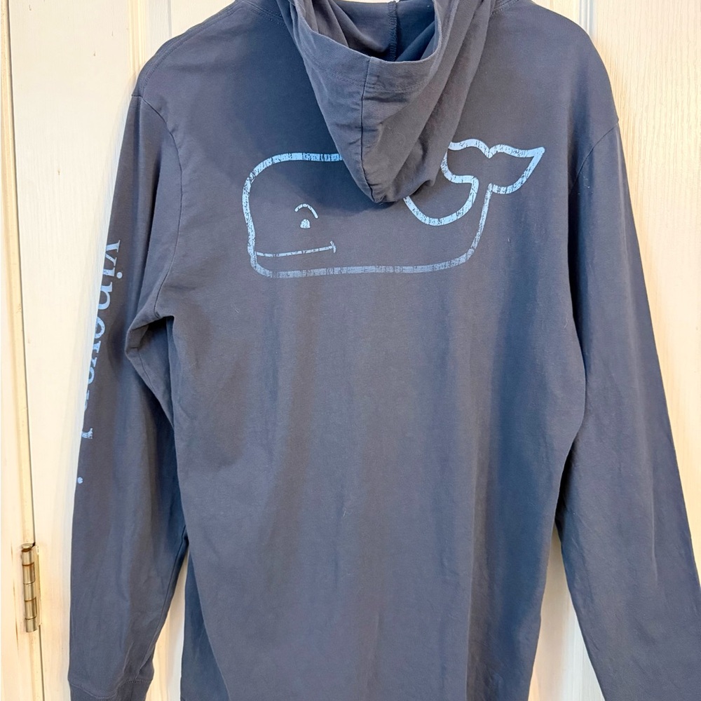 Vineyard Vines Vintage Whale Long Sleeve Hooded T-Shirt